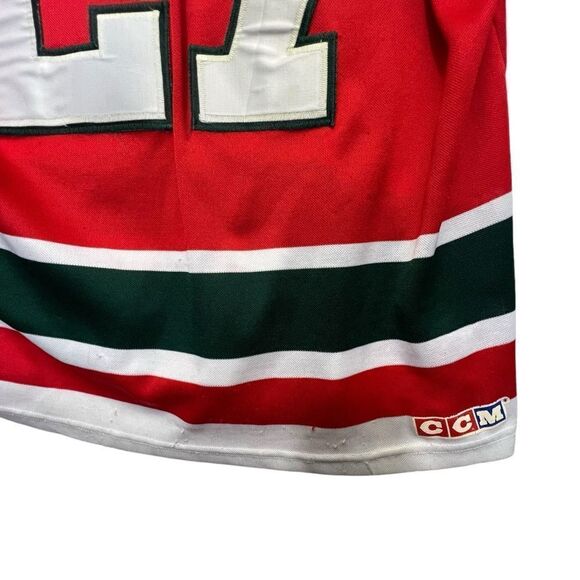 Vintage CCM New Jersey Devils NHL Hockey Jersey 27 men's L made in usa - Picture 12 of 15